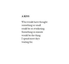 our first kiss quotes tumblr ... kiss. true quotes,