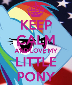 Rainbow Dash Keep Calm