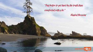 Inspirational Wallpaper Quote by Khaled Hosseini