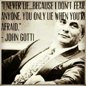 Mobster John Gotti is not my usual source for biblical commentary or ...