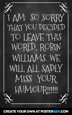 ROBIN WILLIAMS (memories)