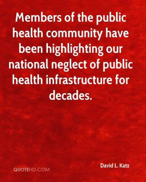 Members of the public health community have been highlighting our ...