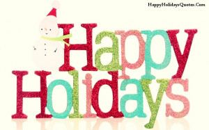 happy holidays quotes and sayings