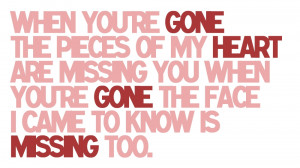When You’re Gone - Avril LavigneRequest for anon