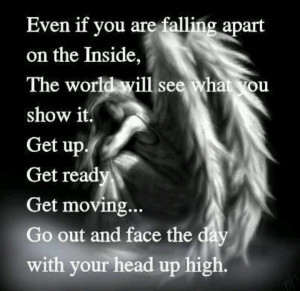 Keep you're head held high :)