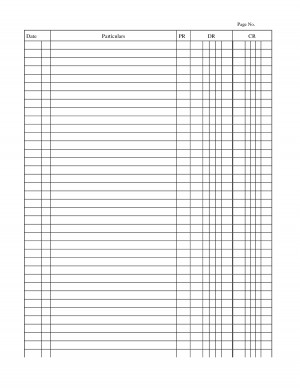 Free Accounting Ledger Paper Printable Graph
