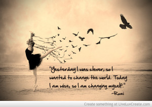 Rumi Quote Dancer Birds
