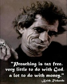Preaching is tax free. Very little to do with God, a lot to do with ...