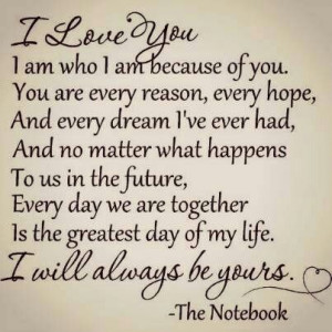 ... how I feel about my husband! Love love love the movie, 