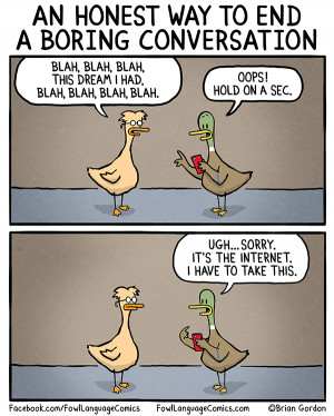 BORING CONVERSATION