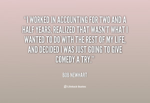 Bob Newhart Accounting Quotes