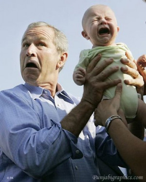 George Bush And Baby