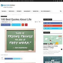 100 Best Quotes About Life