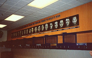 Slogan in the Canadiens dressing room