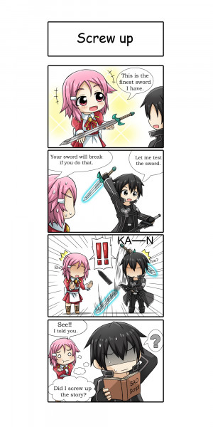 ... eyes pink_hair puffy_sleeves short_hair sword sword_art_online weapon