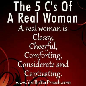What a real woman is