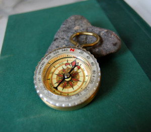 Compass...Open Faced Compass, Customized with Hand-Engraved Quote ...