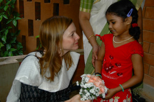 Carrie in Trivandrum, India at Abaya (Home for women & girls in ...