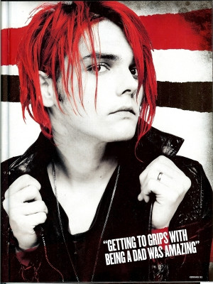 My Chemical Romance gerard way being a dad!