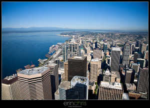 Seattle Skyline From The Ferry