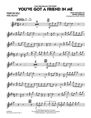 You've Got A Friend In Me - Tenor Sax Solo
