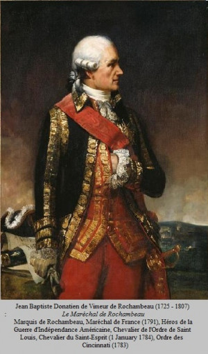 comte de rochambeau marshal of france founding father of the united ...