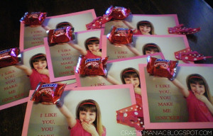 different version of the photo valentine for kids, using snickers ...