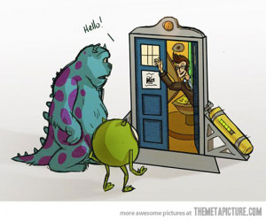 Funny photos funny Monsters Inc Doctor Who