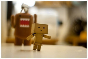 box, chase, danbo, funny, robot, toy