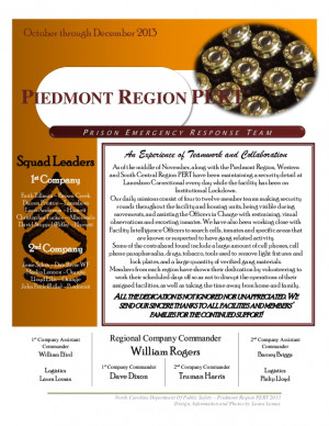 2013 4th Quarter Newsletter - Piedmont PERT
