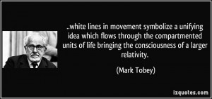 white lines in movement symbolize a unifying idea which flows ...