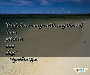 Pitchers Quotes