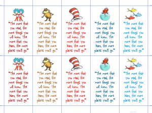 Dr Seuss Bookmarks To Color Dr. seuss clipart