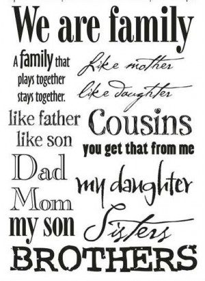 Quotes About Family...