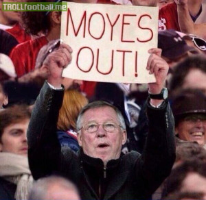 Live pictures of Sir Alex Ferguson at Old Trafford