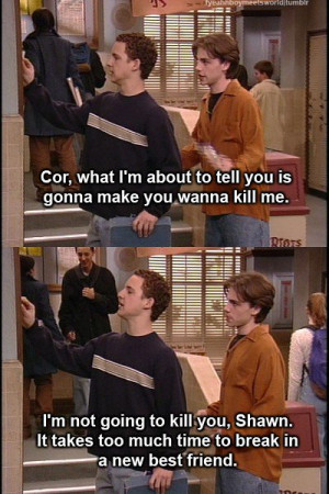 haha Honestly, this is true. My best friend could tell me almost ...