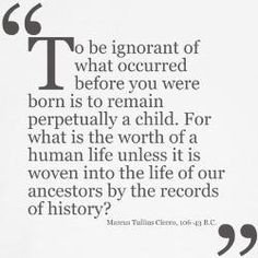 The life of our ancestors...