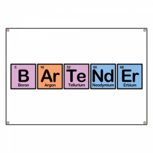 Funny Bartender Pictures Bartender made of elements