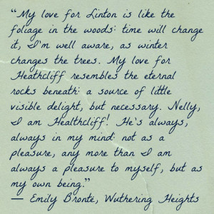 Wuthering Heights quote