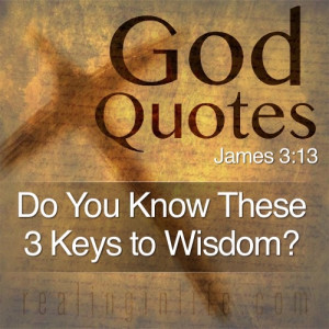 God Quotes: Do You Know These 3 Keys to Wisdom?