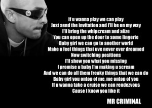 Displaying (19) Gallery Images For Mr Criminal Quotes...