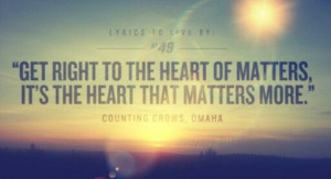 Counting Crows lyrics