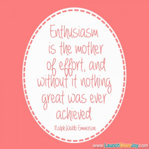 Great quote from Ralph Waldo Emmerson