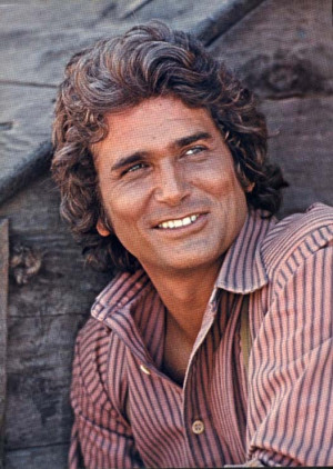 Michael Landon as Charles Ingalls on the TV show Little House on the ...