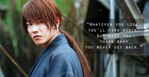 ... dirty your small hands would bring joy to no one.” -Kenshin to Eiji