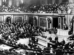 woodrow wilson congress world war I