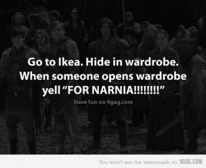 funny, ikea, narnia, wardrobe