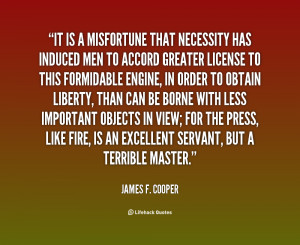 James F Cooper Quotes