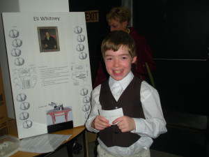 Aidan as older Ben Franklin
