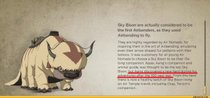 Sky Bison are actually considered to be the first Airbenders, as they ...
